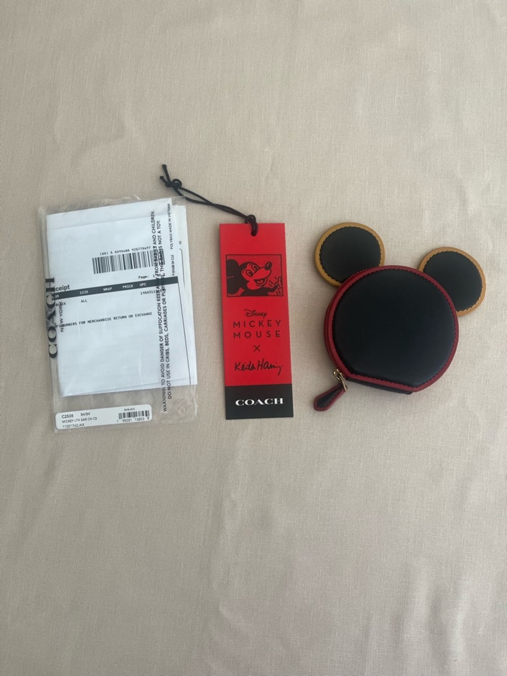 Coach Mickey Mouse Coin Purse